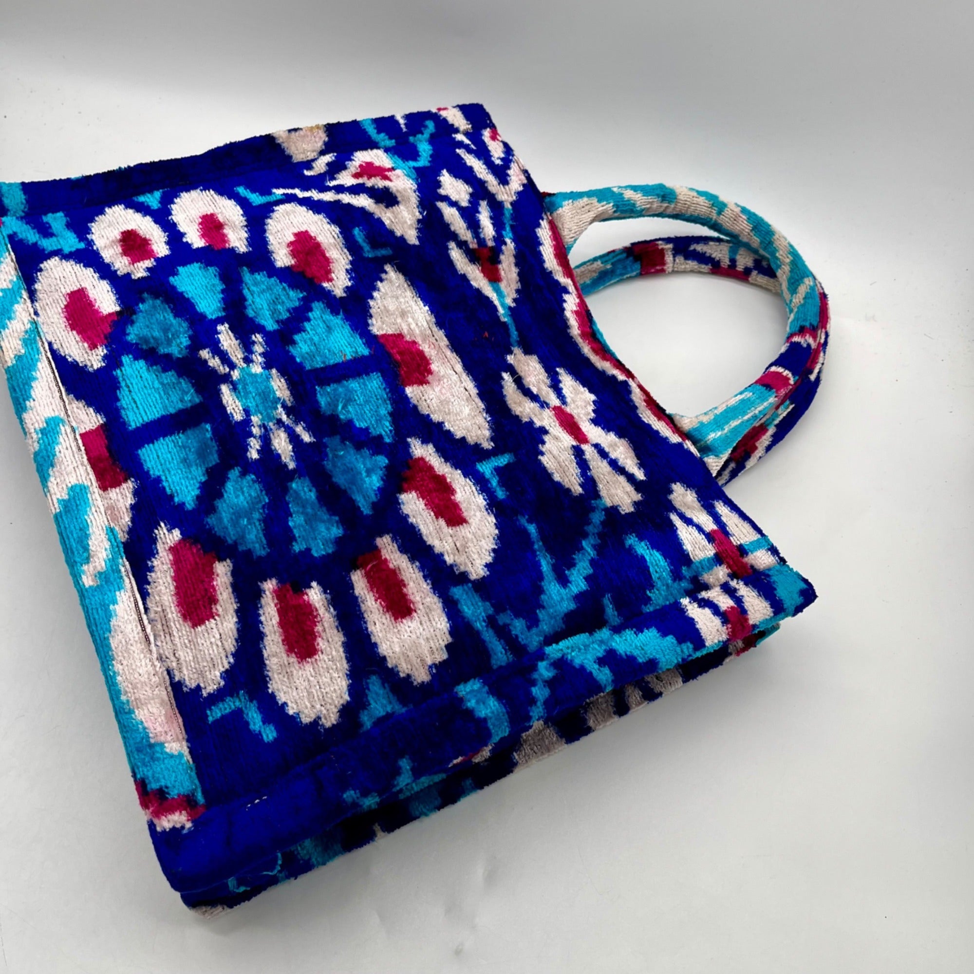 Elysian Colorful Velvet Tote Bag