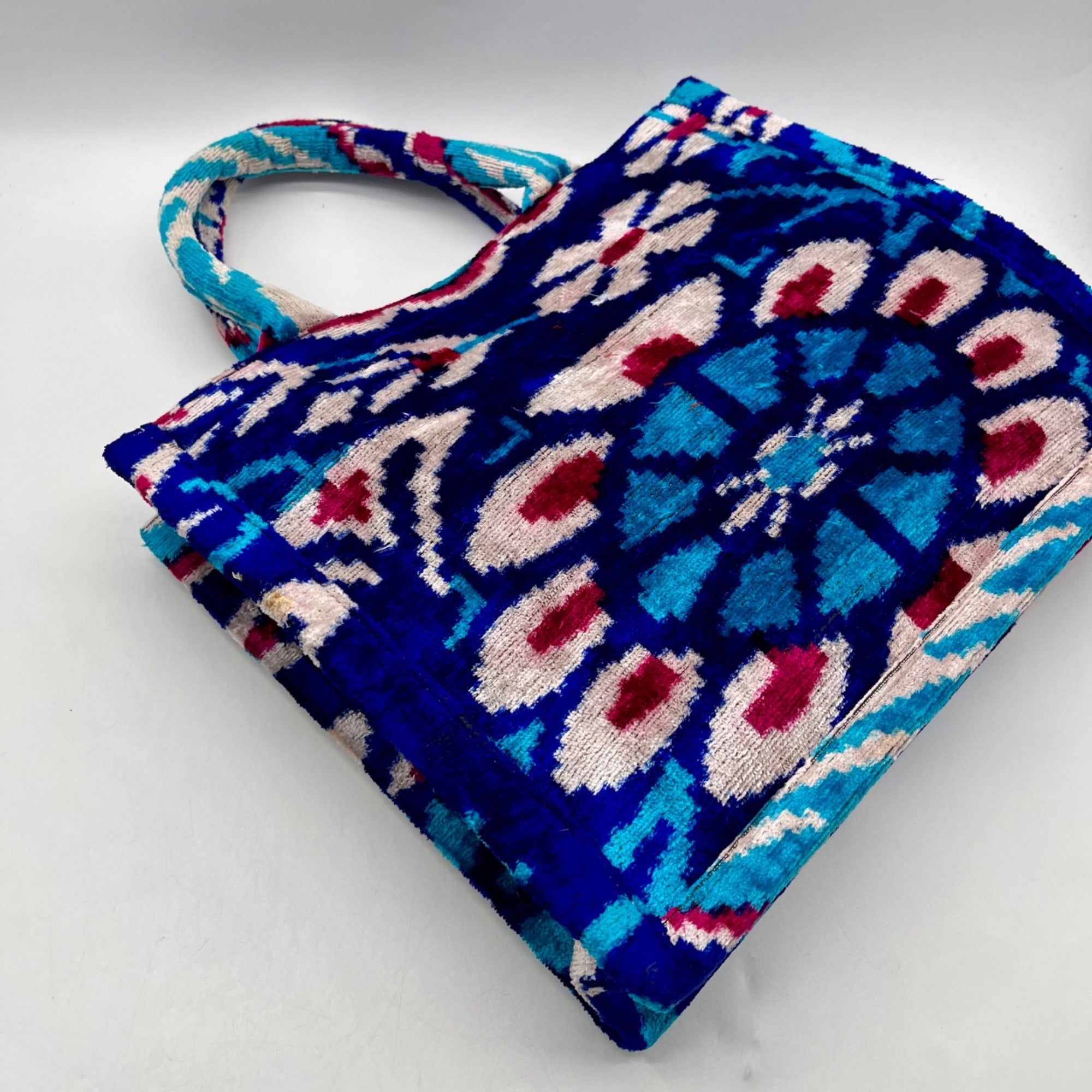 Elysian Colorful Velvet Tote Bag