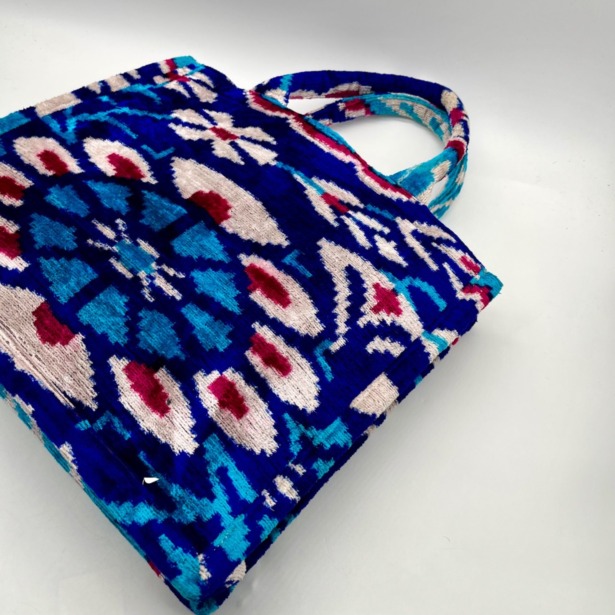 Elysian Colorful Velvet Tote Bag