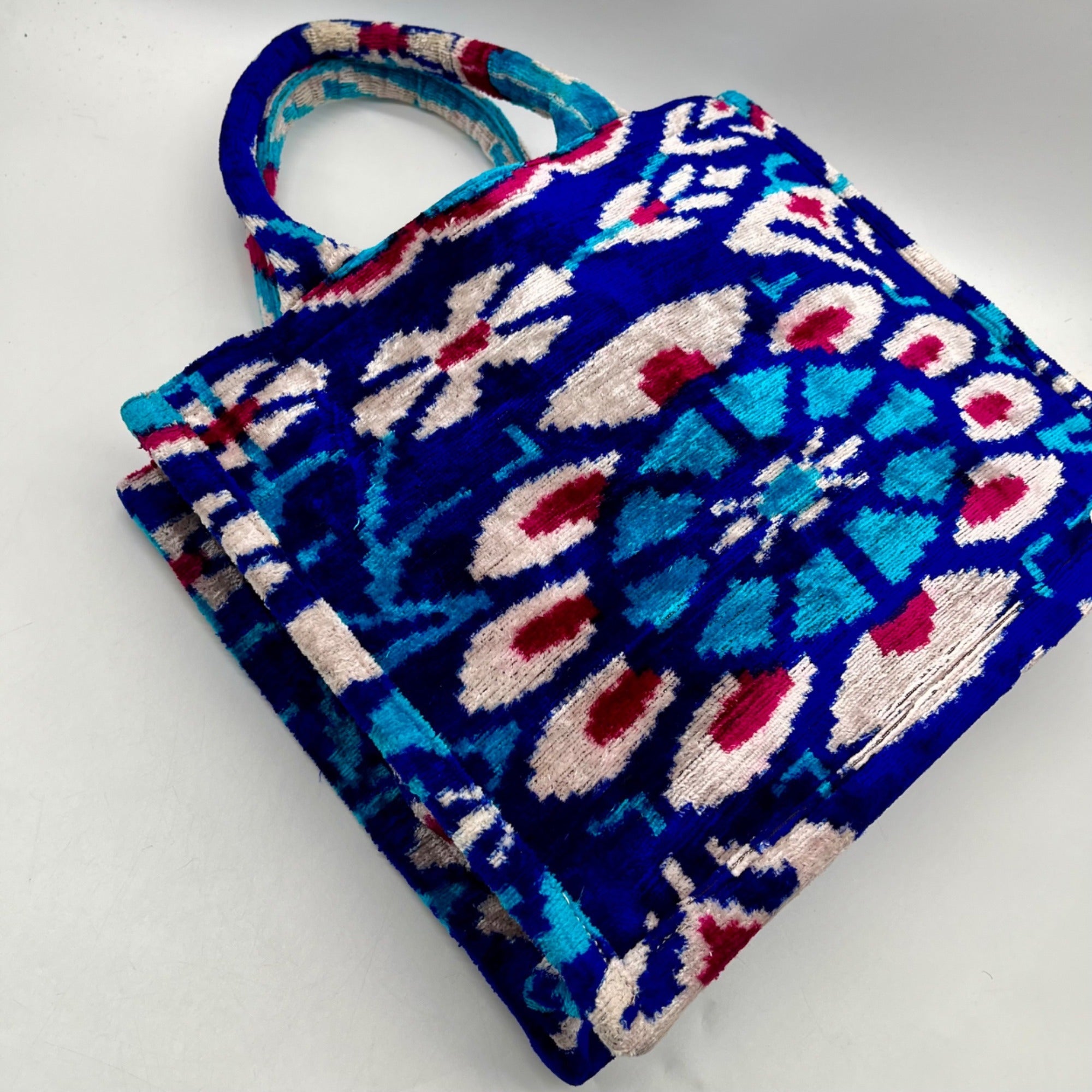 Elysian Colorful Velvet Tote Bag