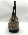 Coach Khaki/Brown Signature Bleeker Tote Bag 12564