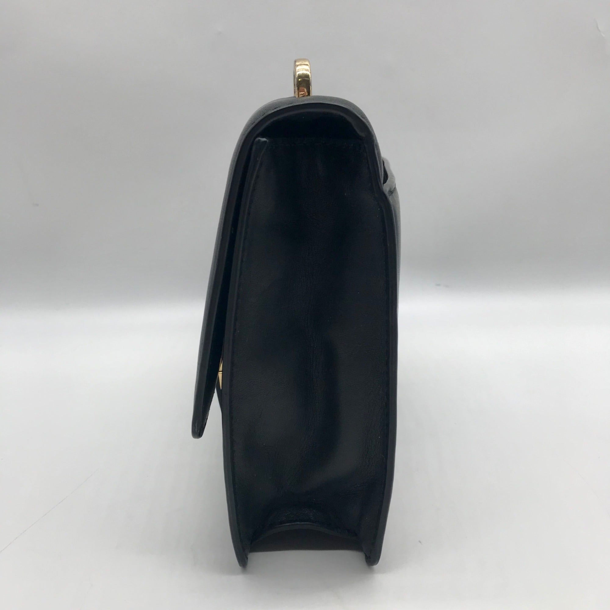 Michael Kors Black Leather Cynthia Flap Crossbody