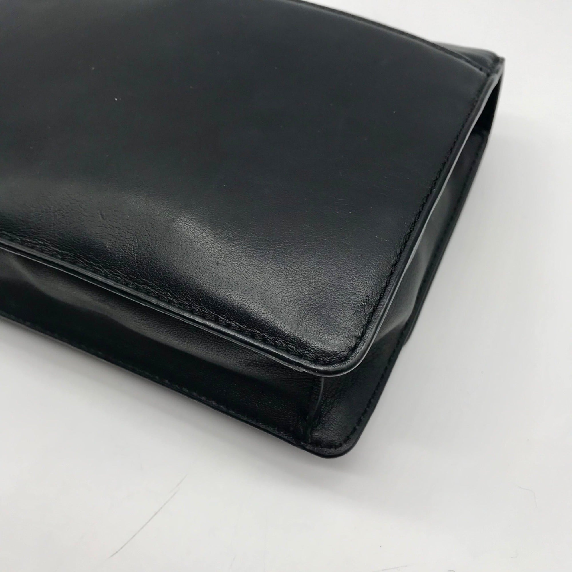 Michael Kors Black Leather Cynthia Flap Crossbody