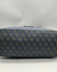 Dooney & Bourke Blue Monogram Canvas Gretta Hobo Bag