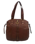 Via Spiga Genuine Brown Leather Tote Bag