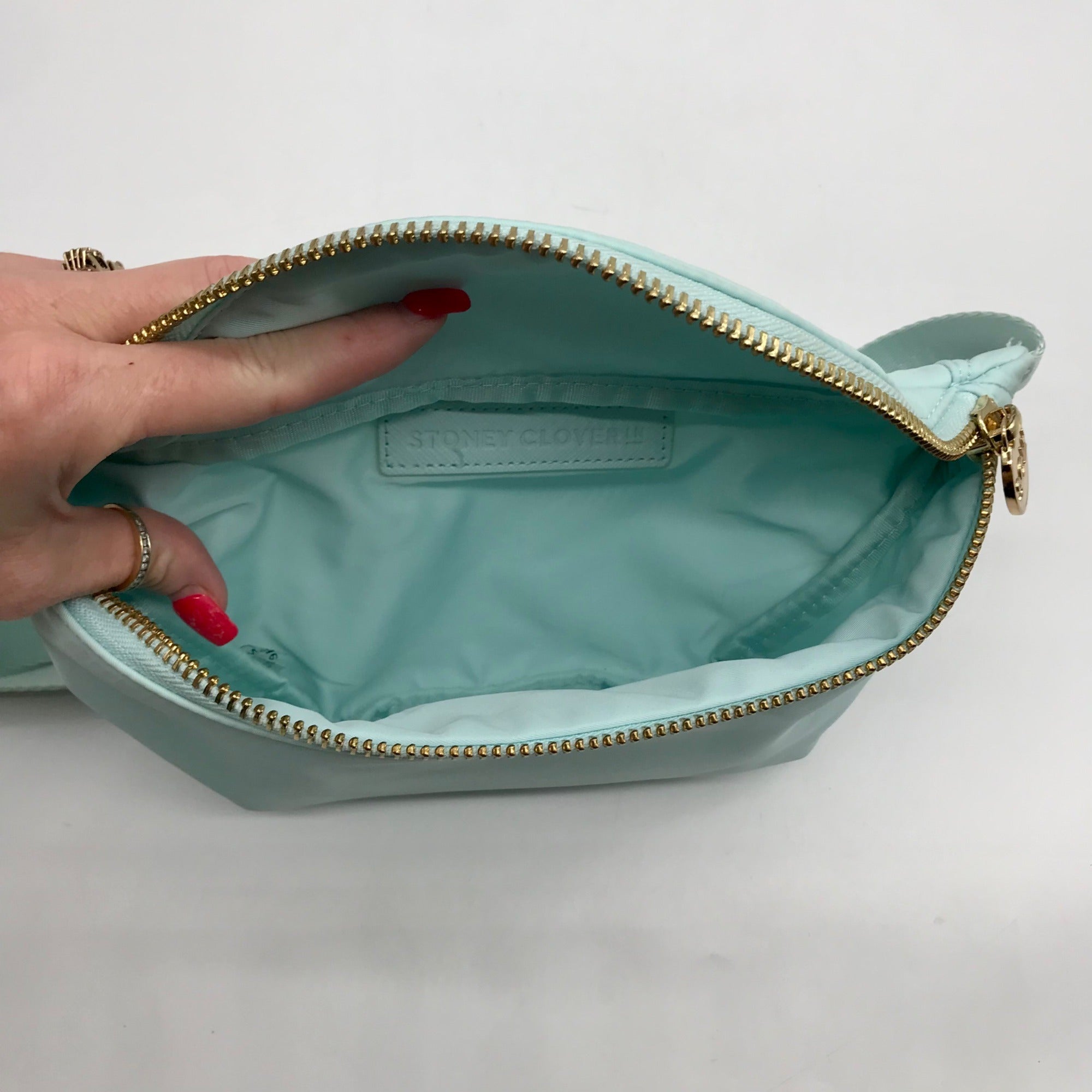 Stoney Clover Lane Sky Blue Nylon Jumbo Fanny Pack