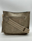 HKCLUF Vegan Leather Hobo Crossbody Bag