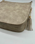 HKCLUF Vegan Leather Hobo Crossbody Bag