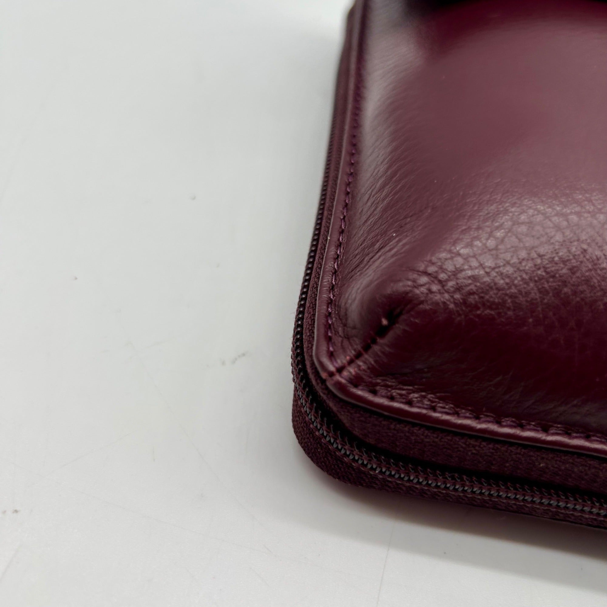 Giani Bernini Purple Leather Crossbody Wallet