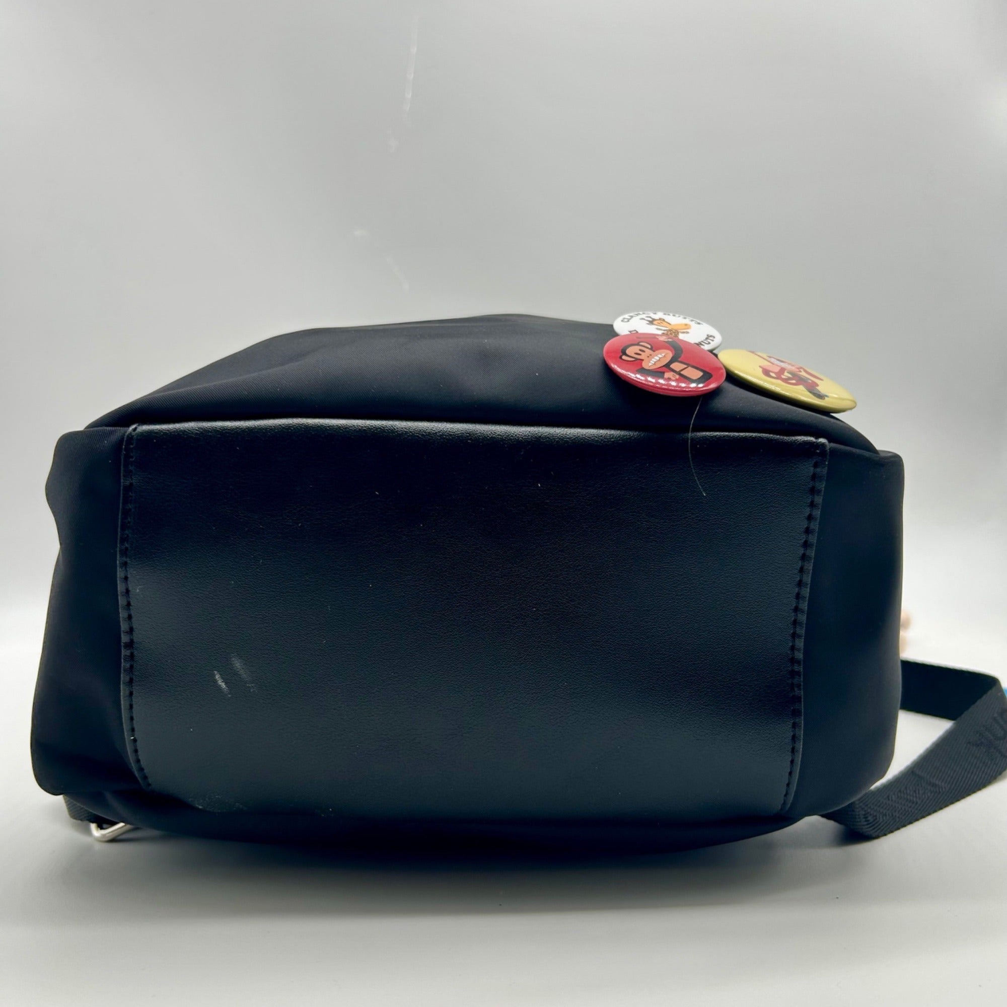 Paul Frank Black Nylon Friends Forever Backpack