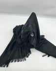 Coach Black Signature C Monogram Fabric Basic Wrap