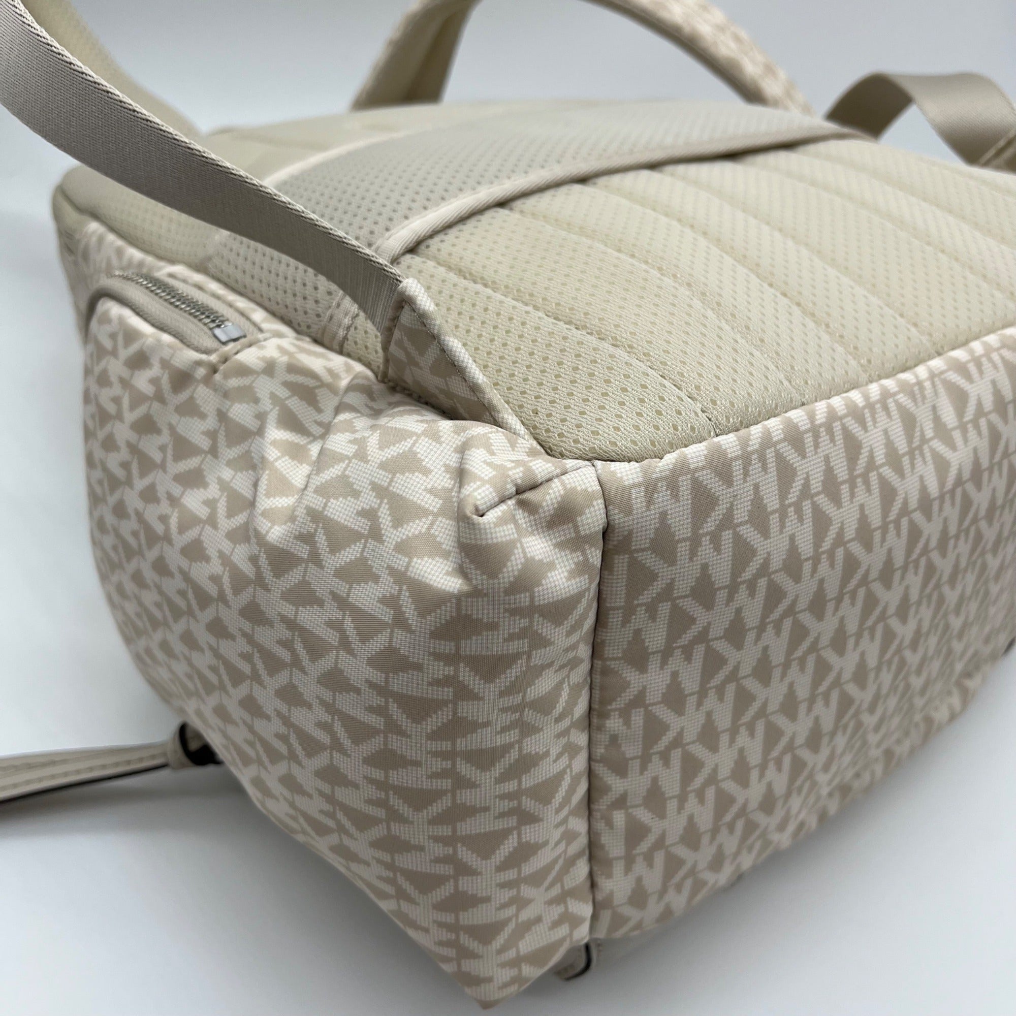 Michael Kors Light Sand Nylon Prescott Backpack