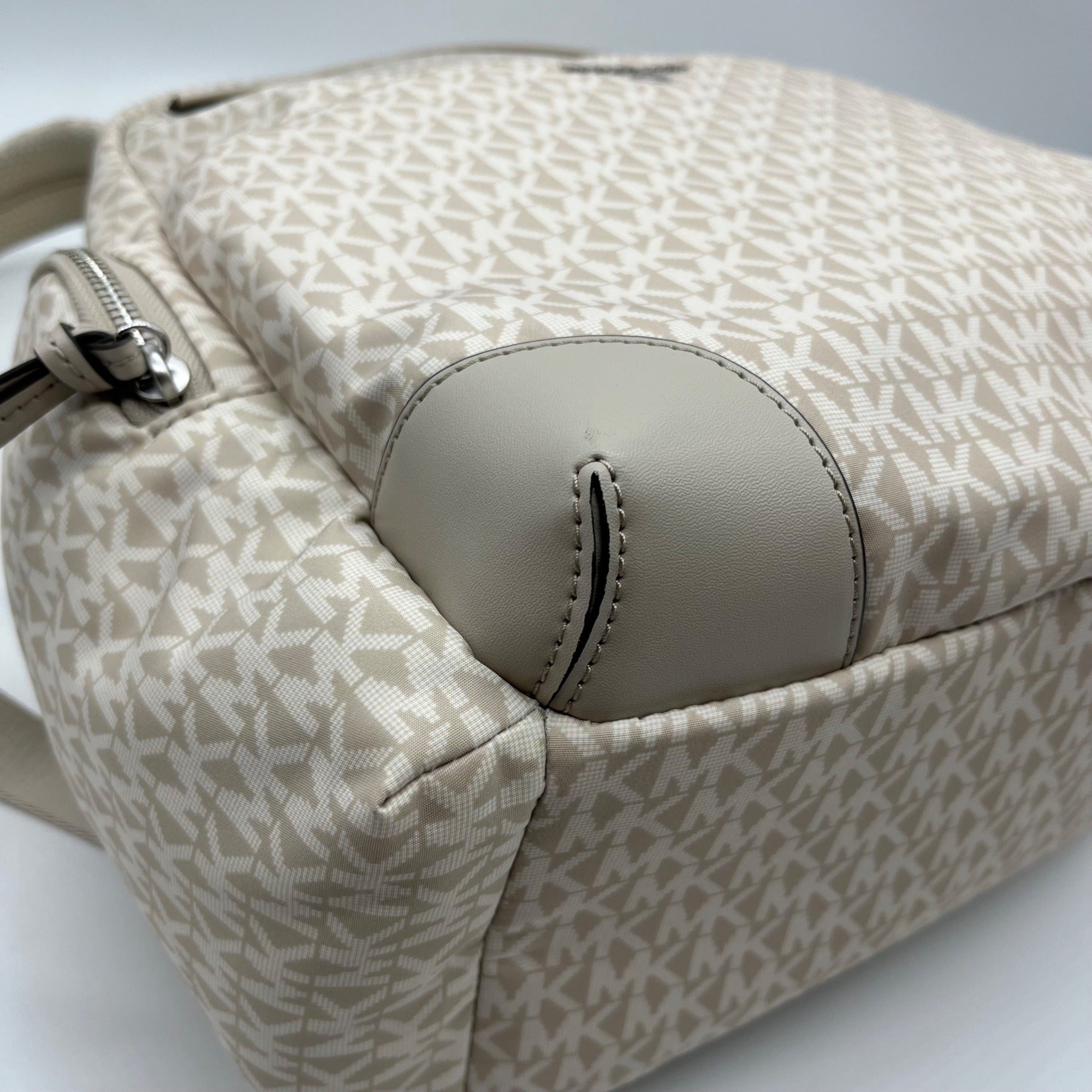 Michael Kors Light Sand Nylon Prescott Backpack