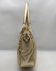 Michael Kors Metallic Gold Pebbled Leather Brooke Shoulder Bag