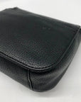 Michael Kors Black Pebbled Leather Fulton Crossbody Bag