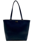 Michael Kors Medium Admiral Blue Leather Mott Tote Bag