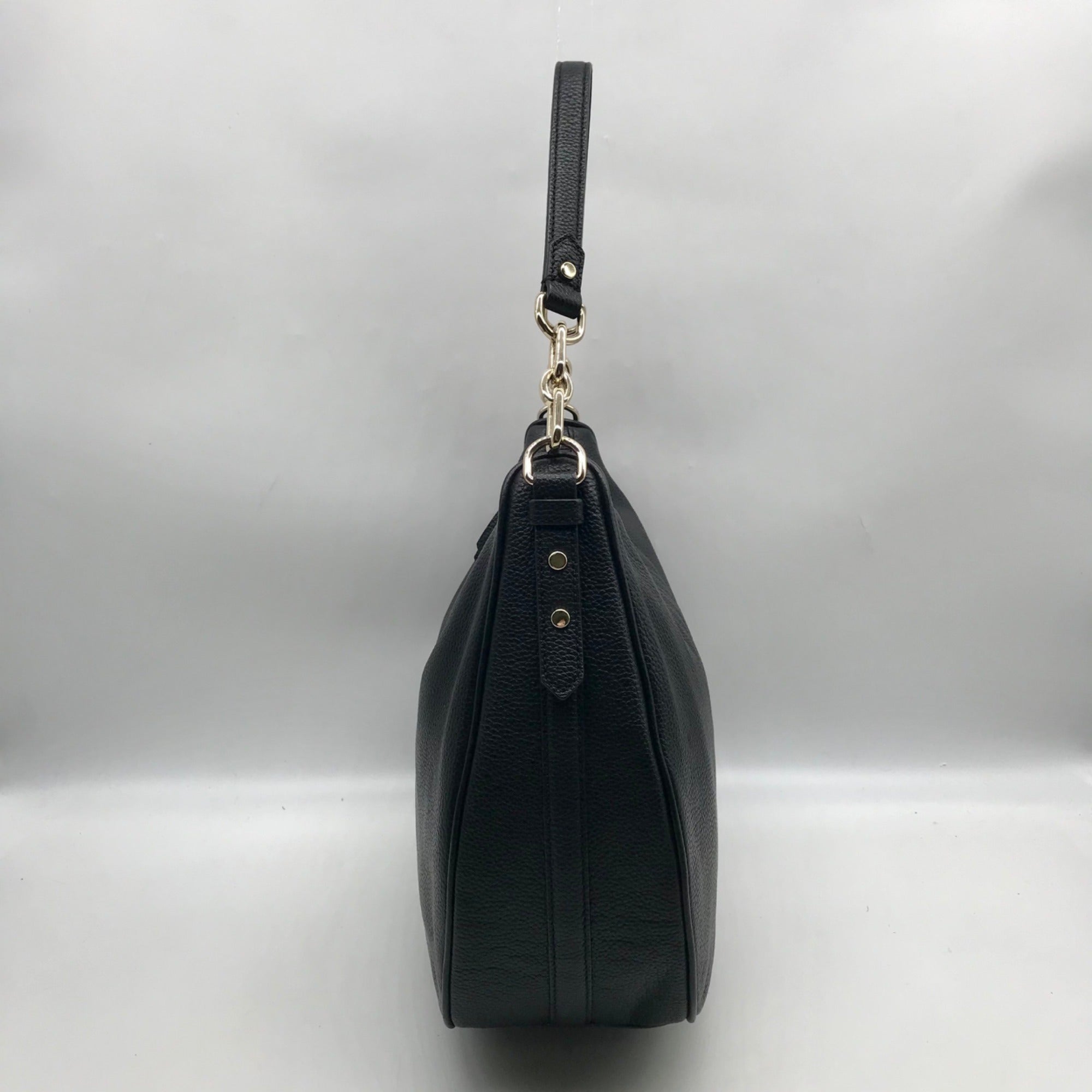 Kate Spade Black Pebbled Leather Mulberry Street Vivian Shoulder Bag