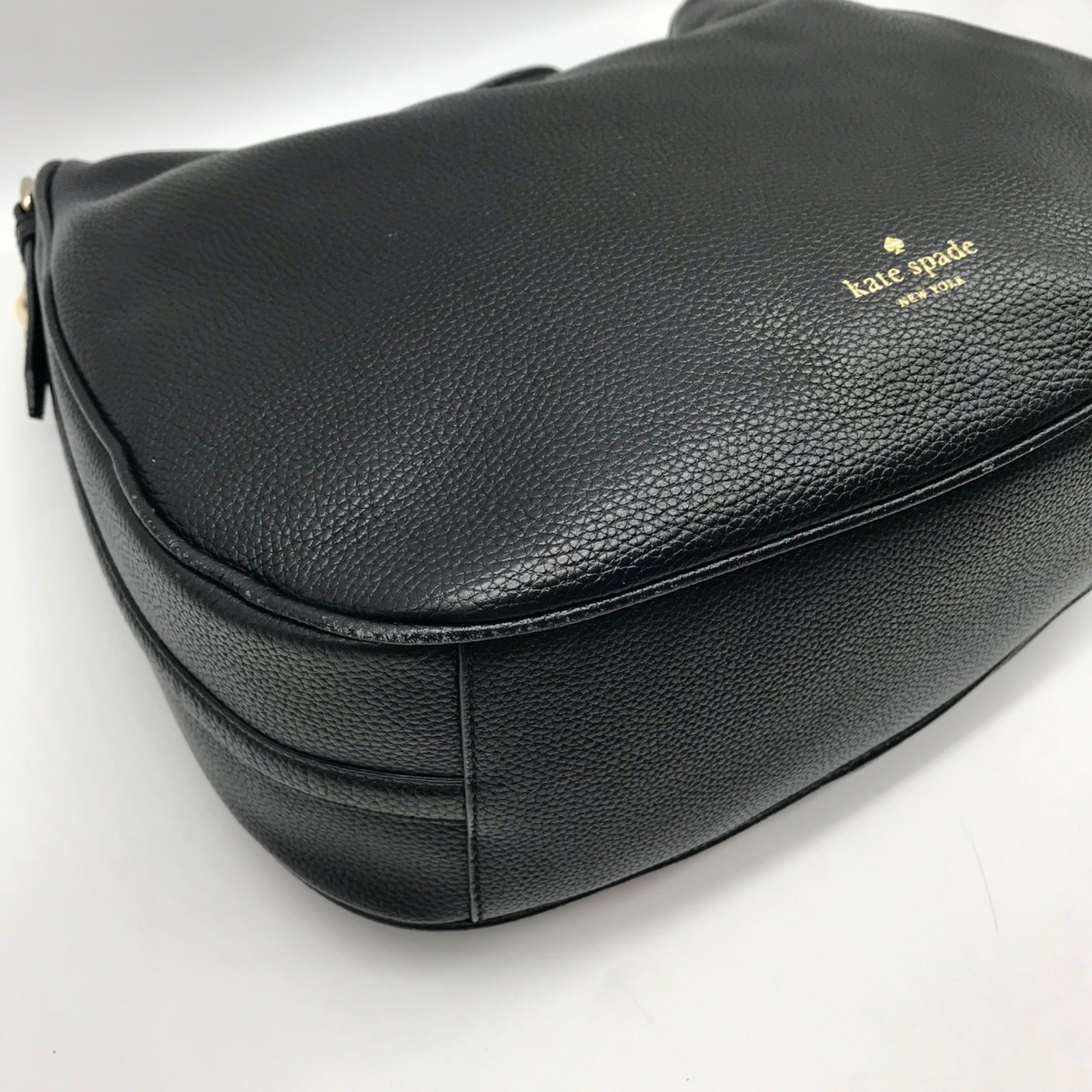 Kate Spade Black Pebbled Leather Mulberry Street Vivian Shoulder Bag
