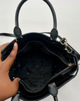 Kate Spade Multicolor Faux Leather Striped Medium Satchel Bag
