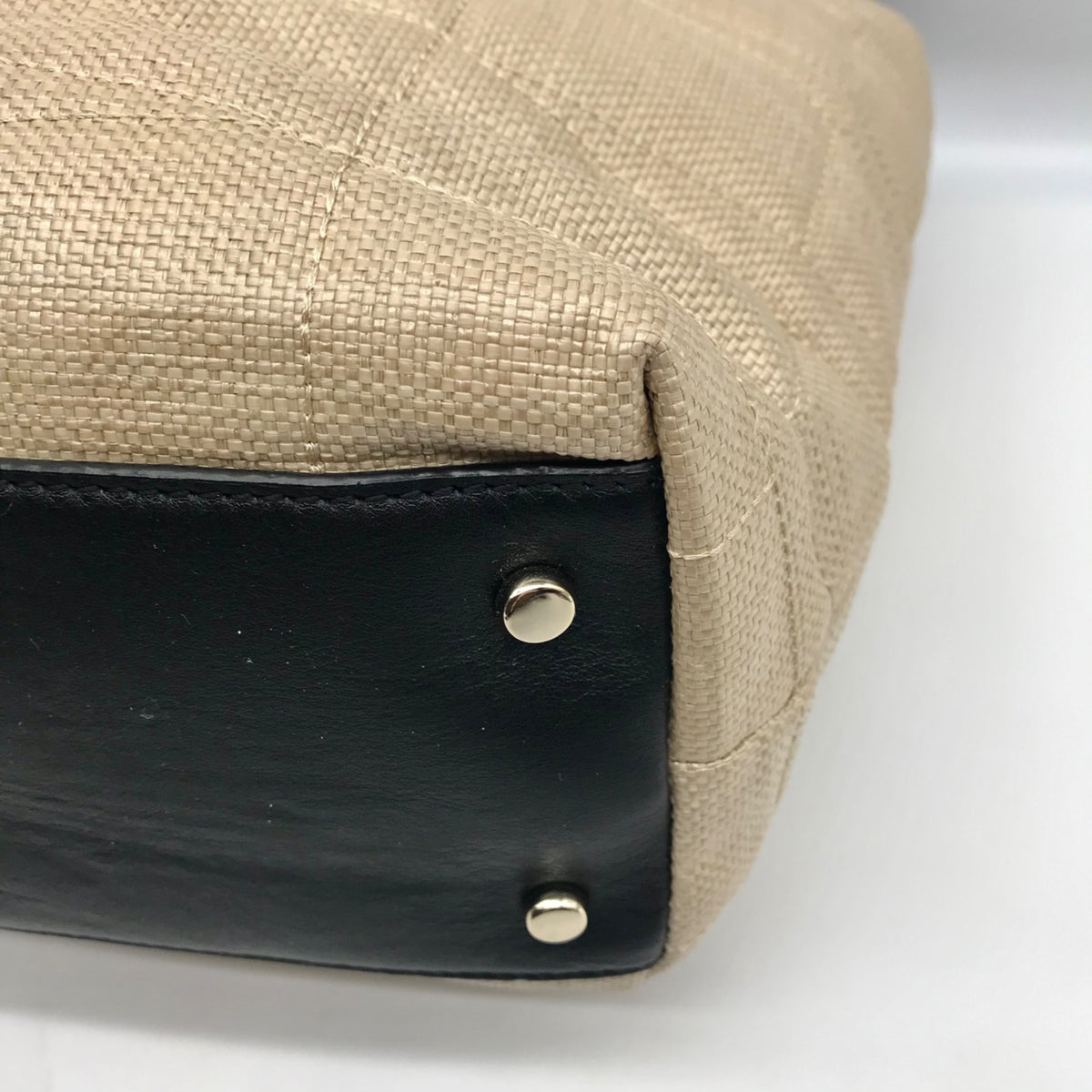 Kate Spade Tan Straw Vernanda Place Maree Shoulder Bag