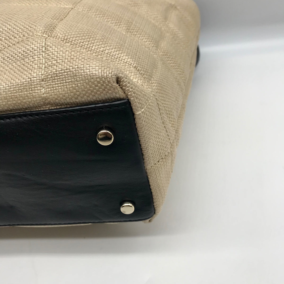 Kate Spade Tan Straw Vernanda Place Maree Shoulder Bag