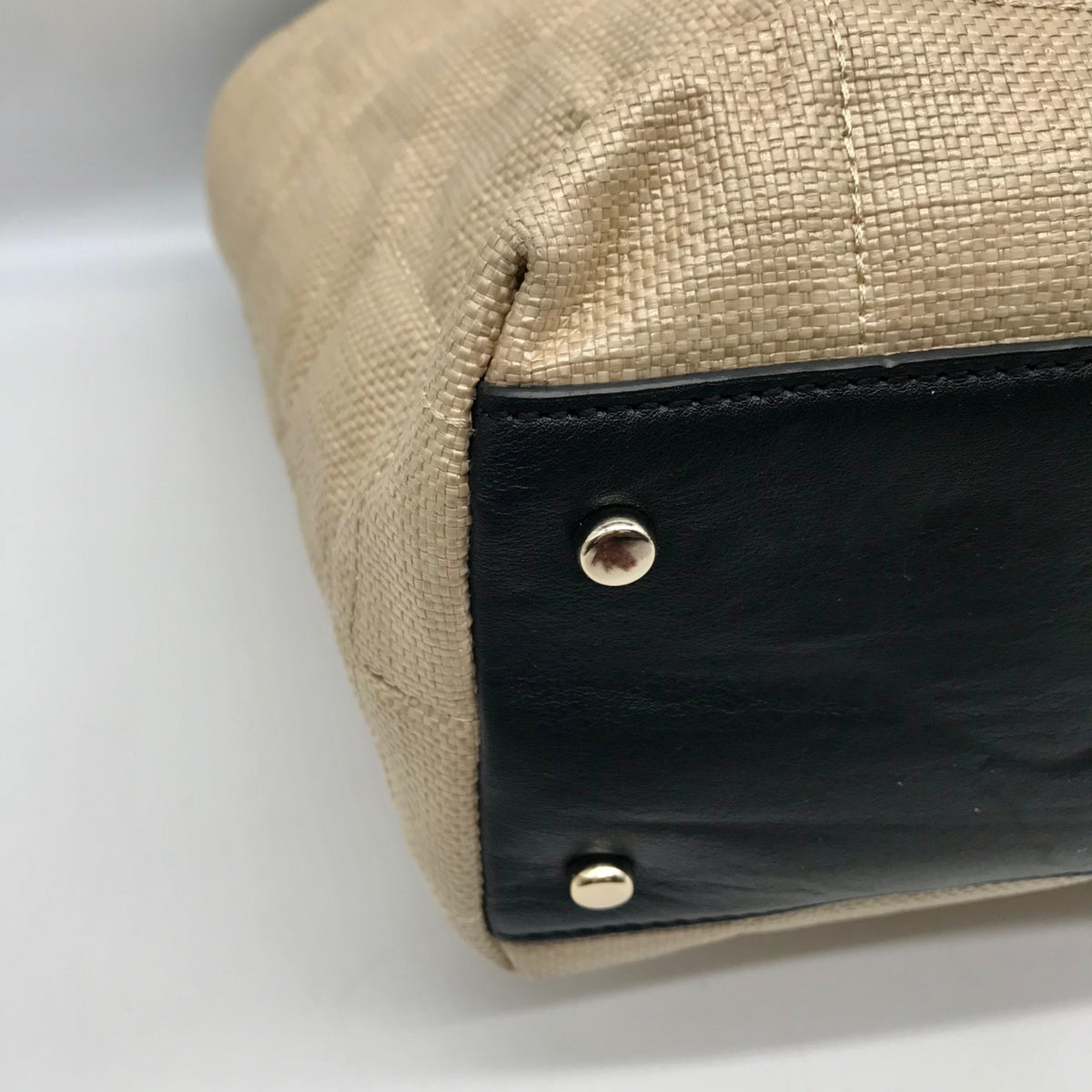 Kate Spade Tan Straw Vernanda Place Maree Shoulder Bag