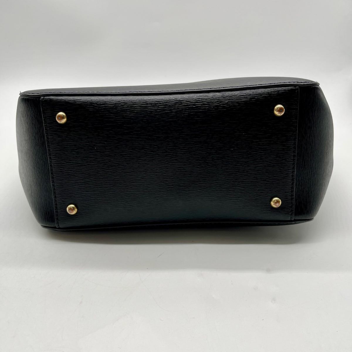 Ralph Lauren Black Leather Satchel Bag