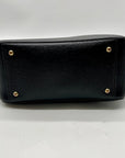 Ralph Lauren Black Leather Satchel Bag