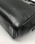 Reed Krakoff Black Leather & Calf Hair Atlantique Satchel