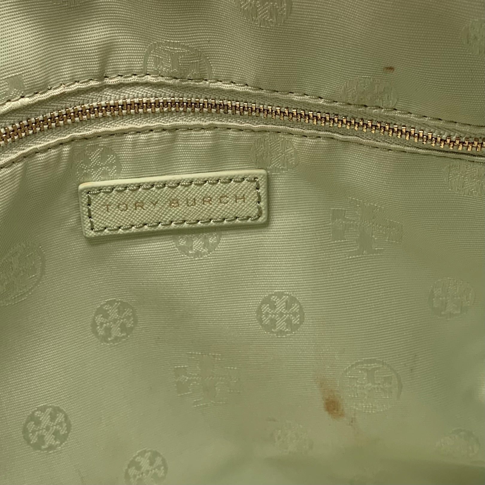 Tory Burch Robinson Middy Mint Julep Green Saffiano Leather Satchel