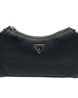 Guess Black Micaela Top-Zip Shoulder Bag