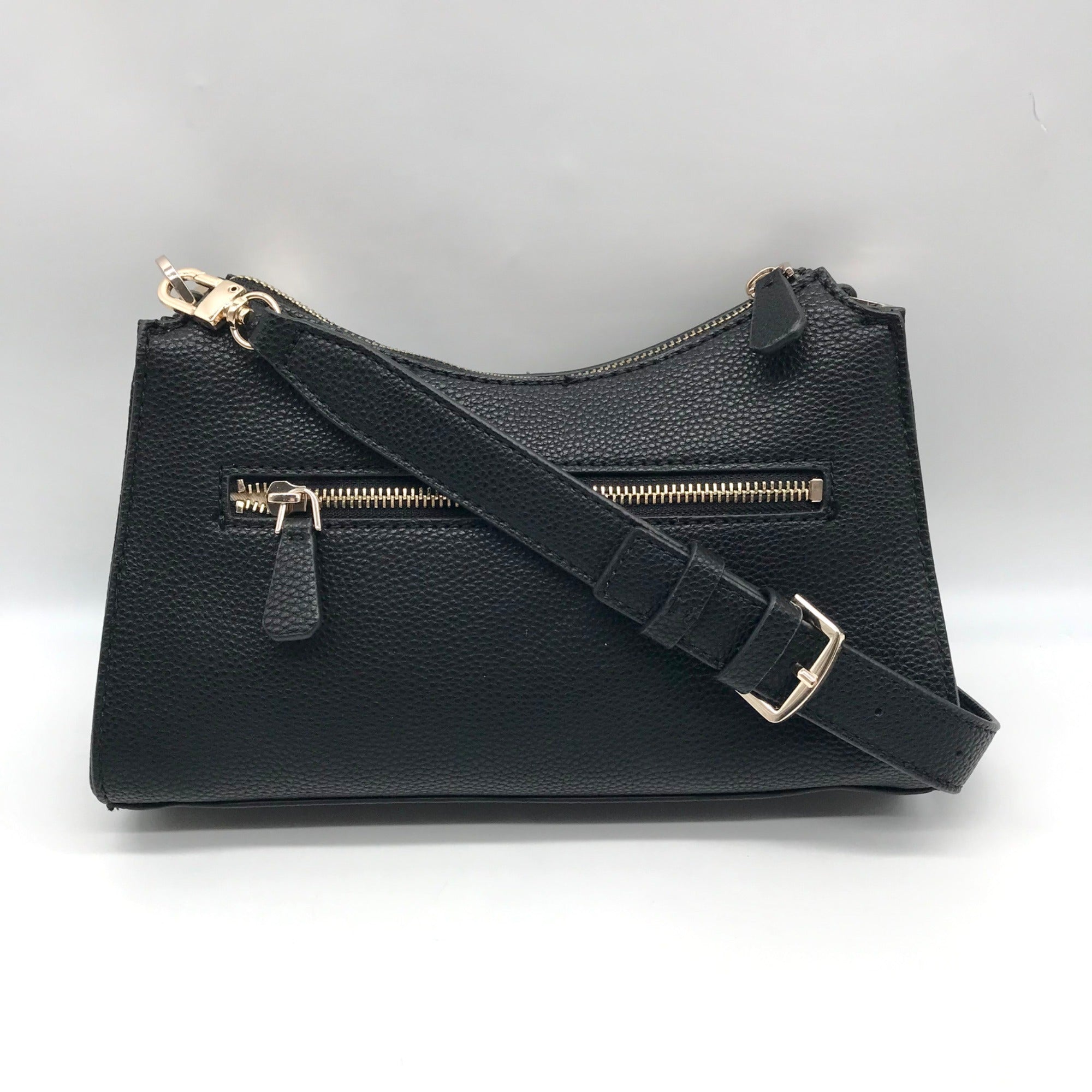 Guess Black Micaela Top-Zip Shoulder Bag