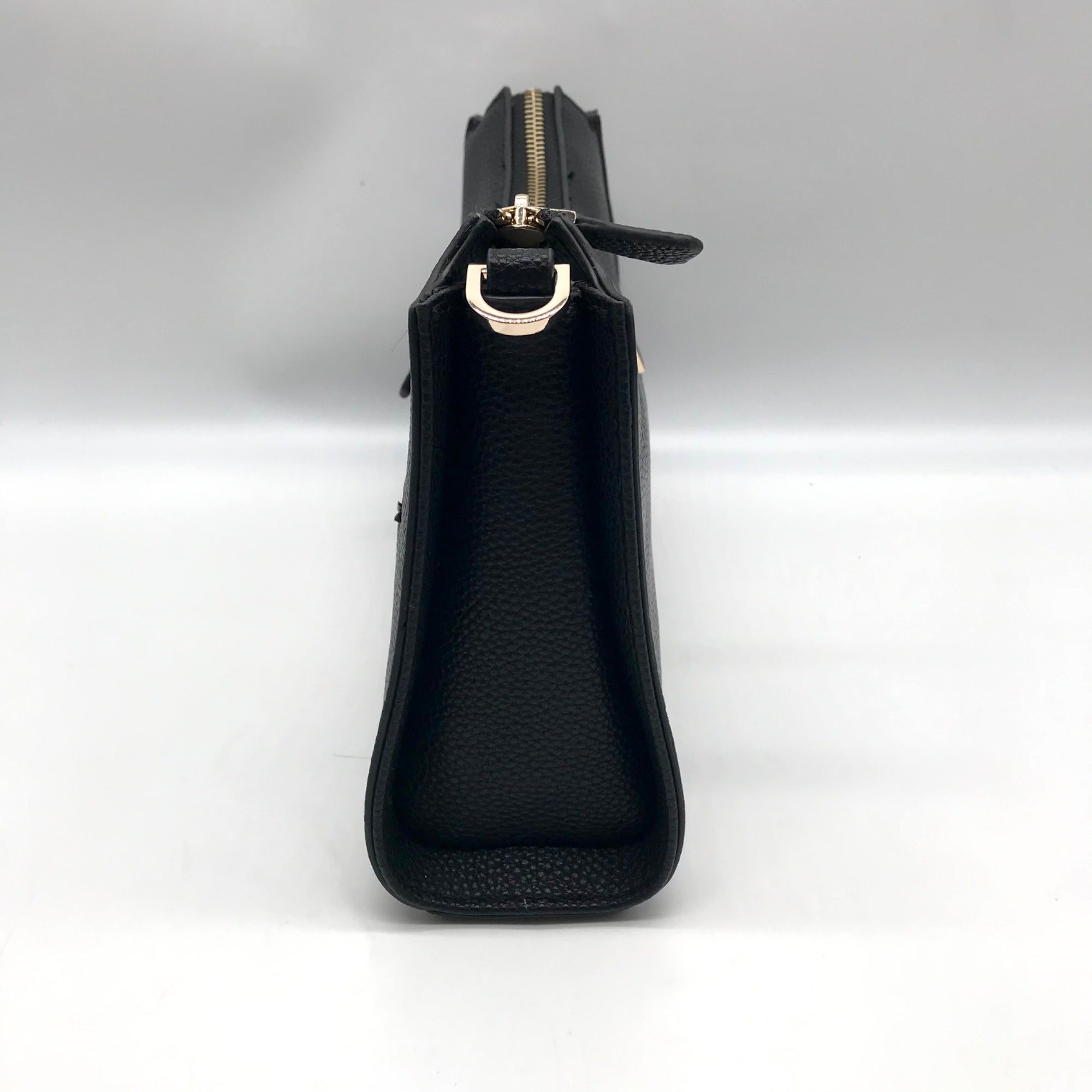 Guess Black Micaela Top-Zip Shoulder Bag