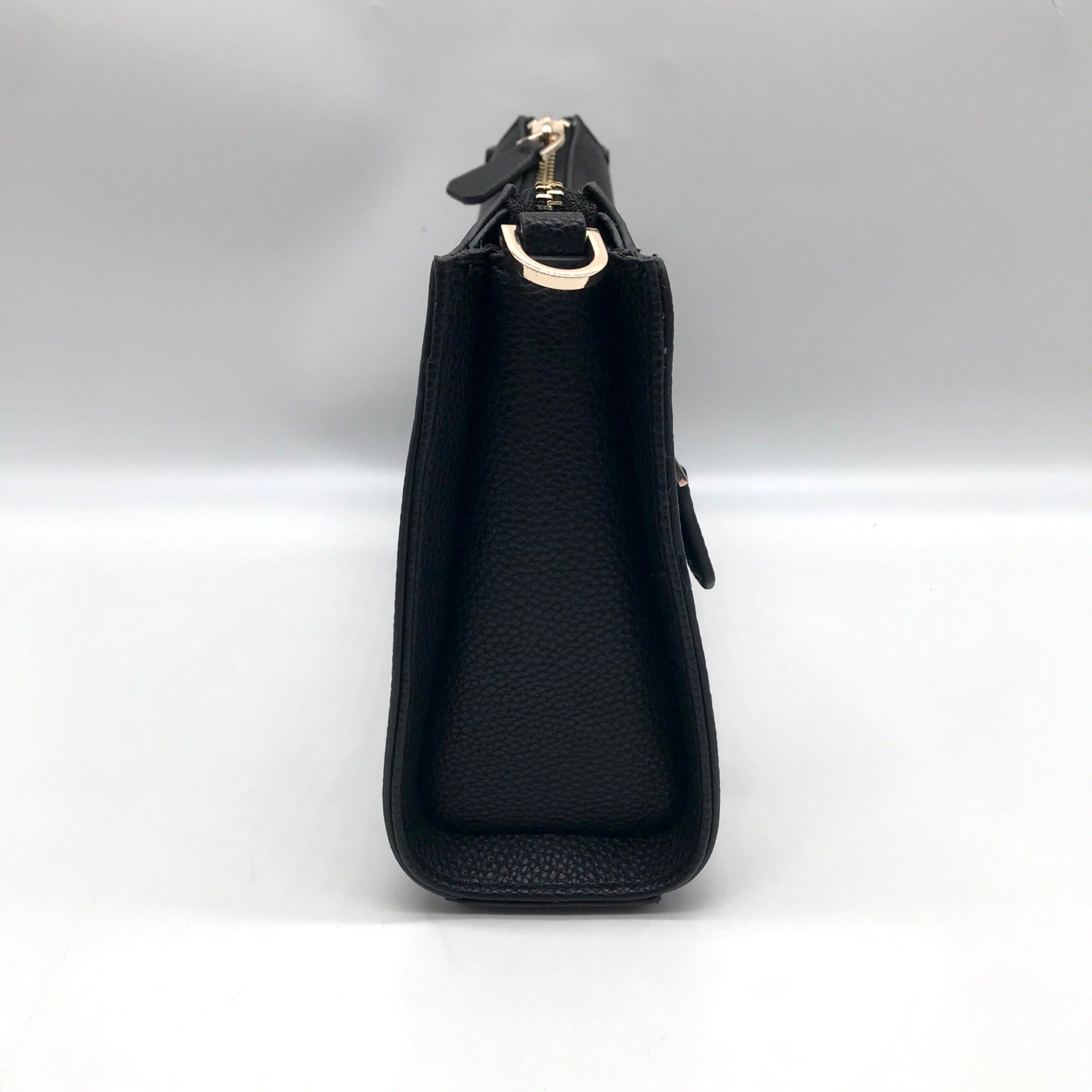 Guess Black Micaela Top-Zip Shoulder Bag