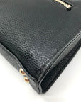 Guess Black Micaela Top-Zip Shoulder Bag