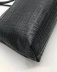Steve Madden Black Faux Leather Tote Bag