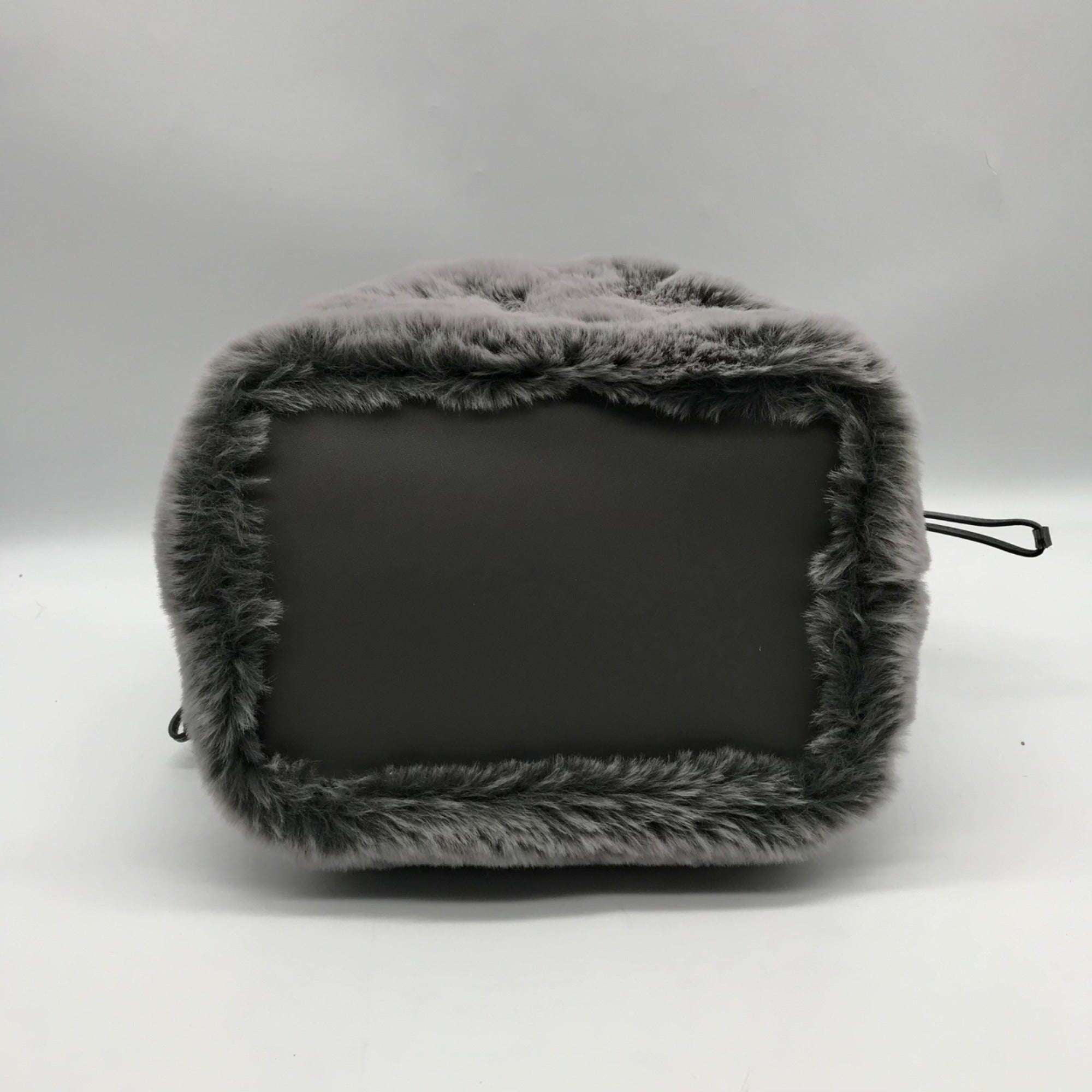 Kate Spade Gray Leather And Fur Marti Crossbody Bag