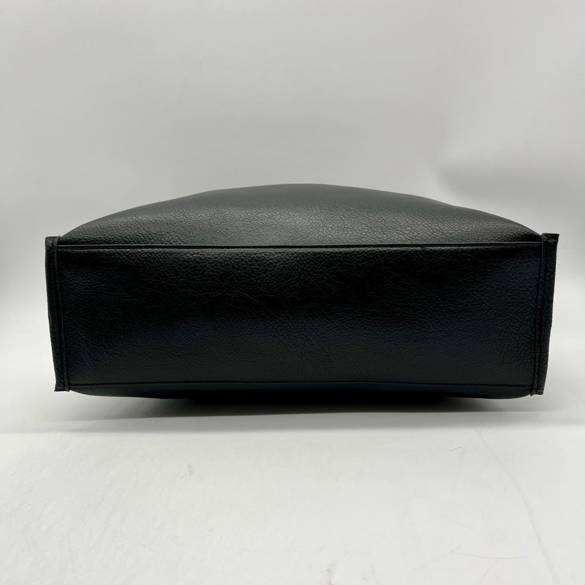 Giani Bernini Black Pebbled Leather Tote Bag