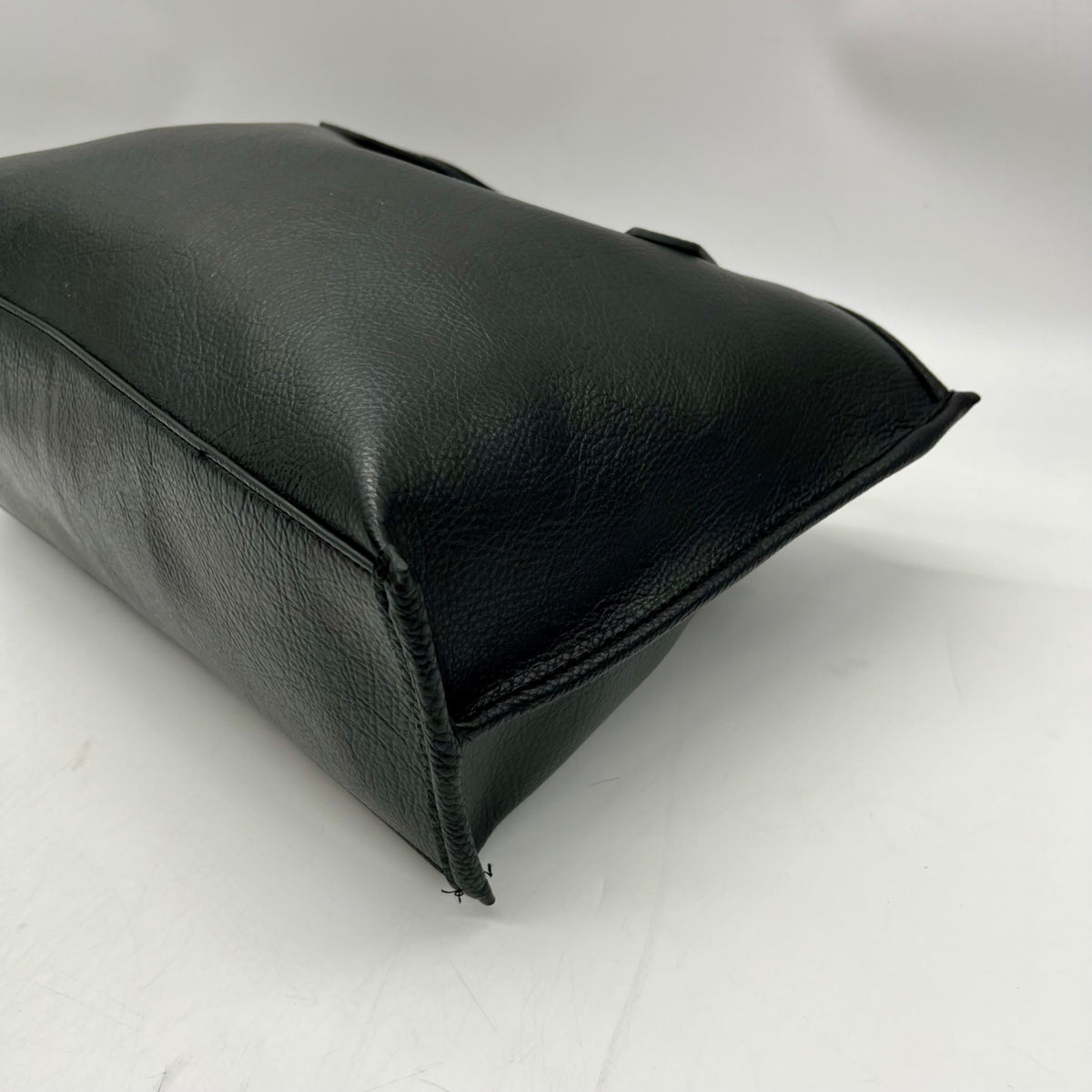 Giani Bernini Black Pebbled Leather Tote Bag