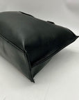 Giani Bernini Black Pebbled Leather Tote Bag