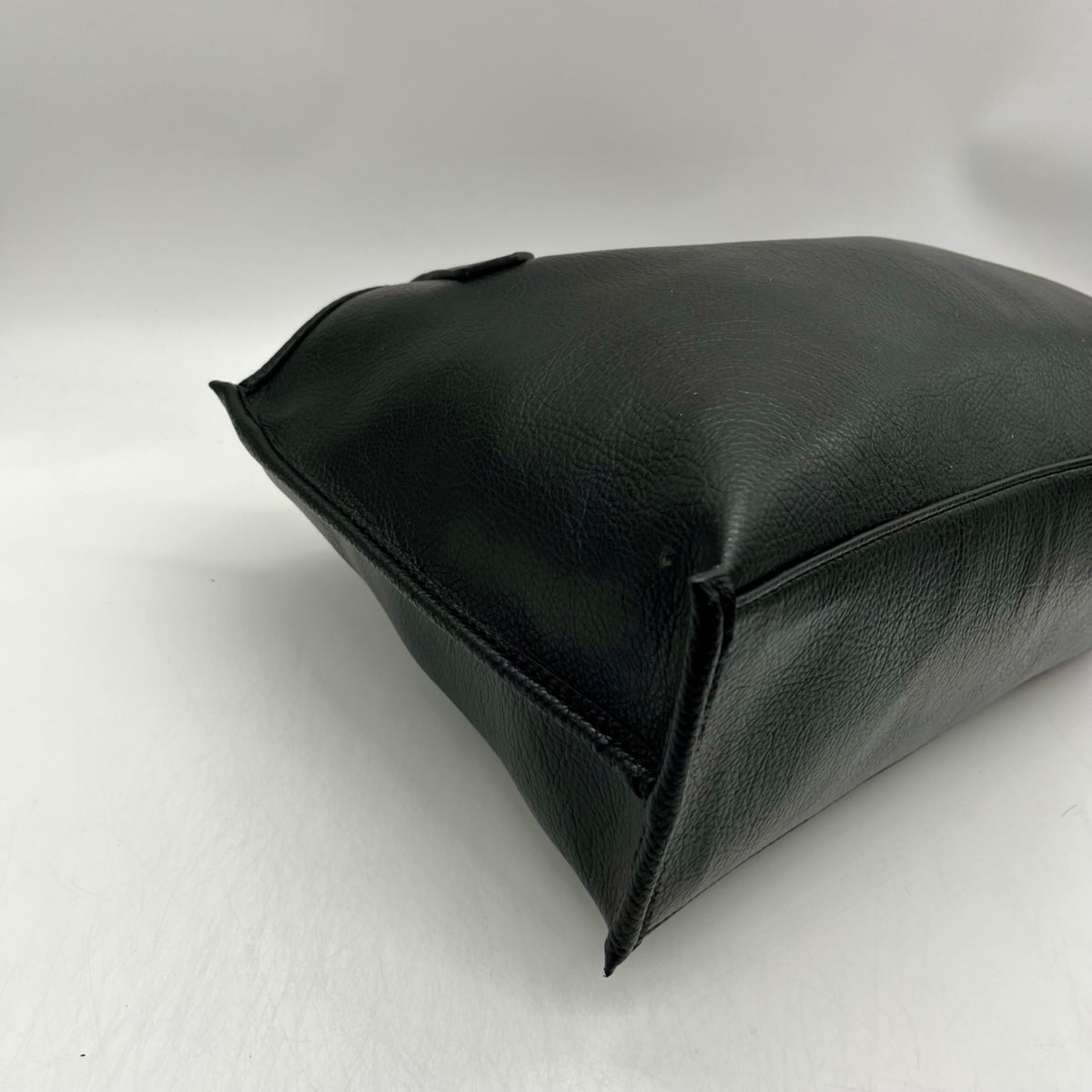 Giani Bernini Black Pebbled Leather Tote Bag