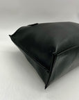 Giani Bernini Black Pebbled Leather Tote Bag