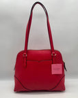 Kate Spade Red Pebbled Leather Carolyn Shoulder Bag
