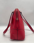 Kate Spade Red Pebbled Leather Carolyn Shoulder Bag