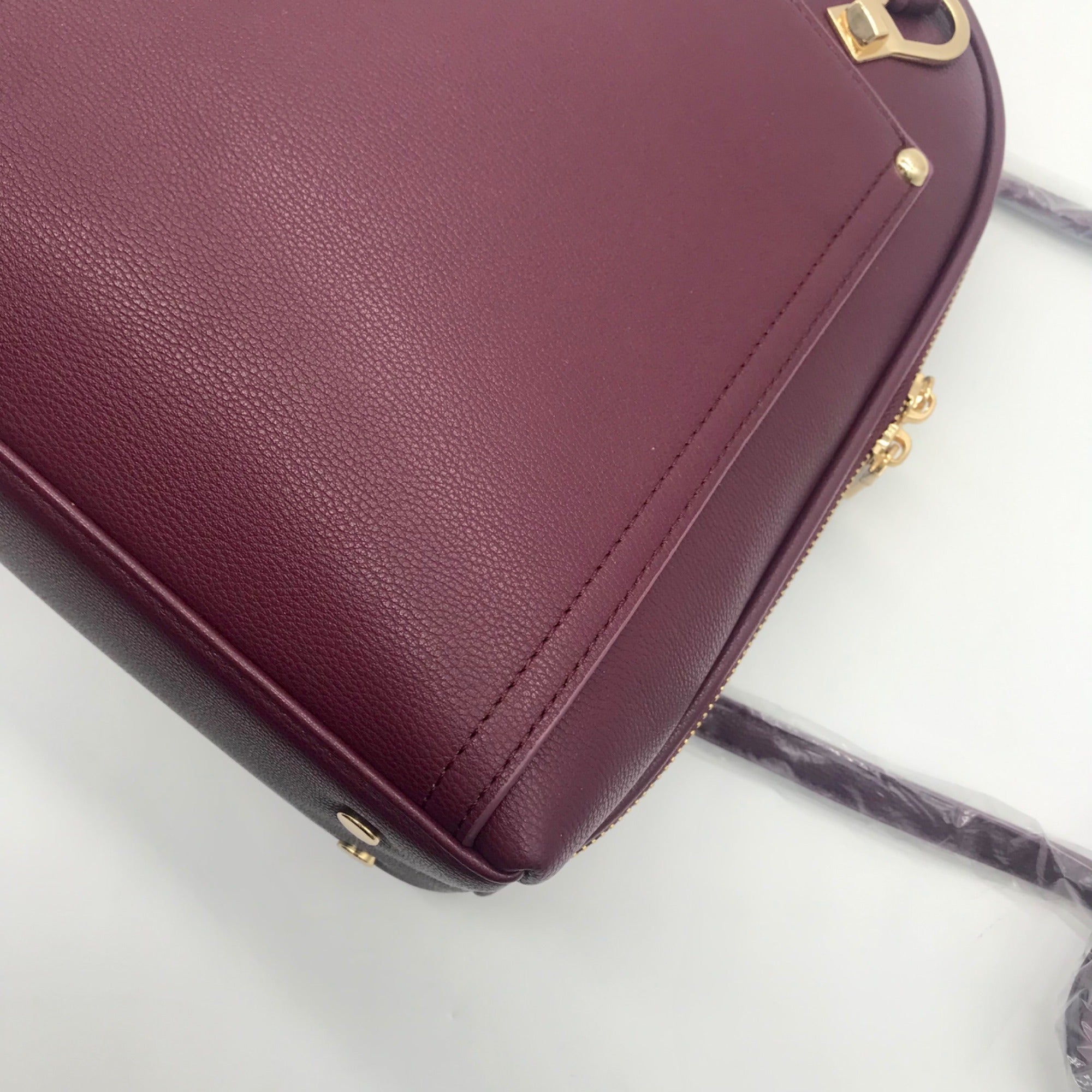Miztique Burgundy Daisy Convertible Backpack Purse