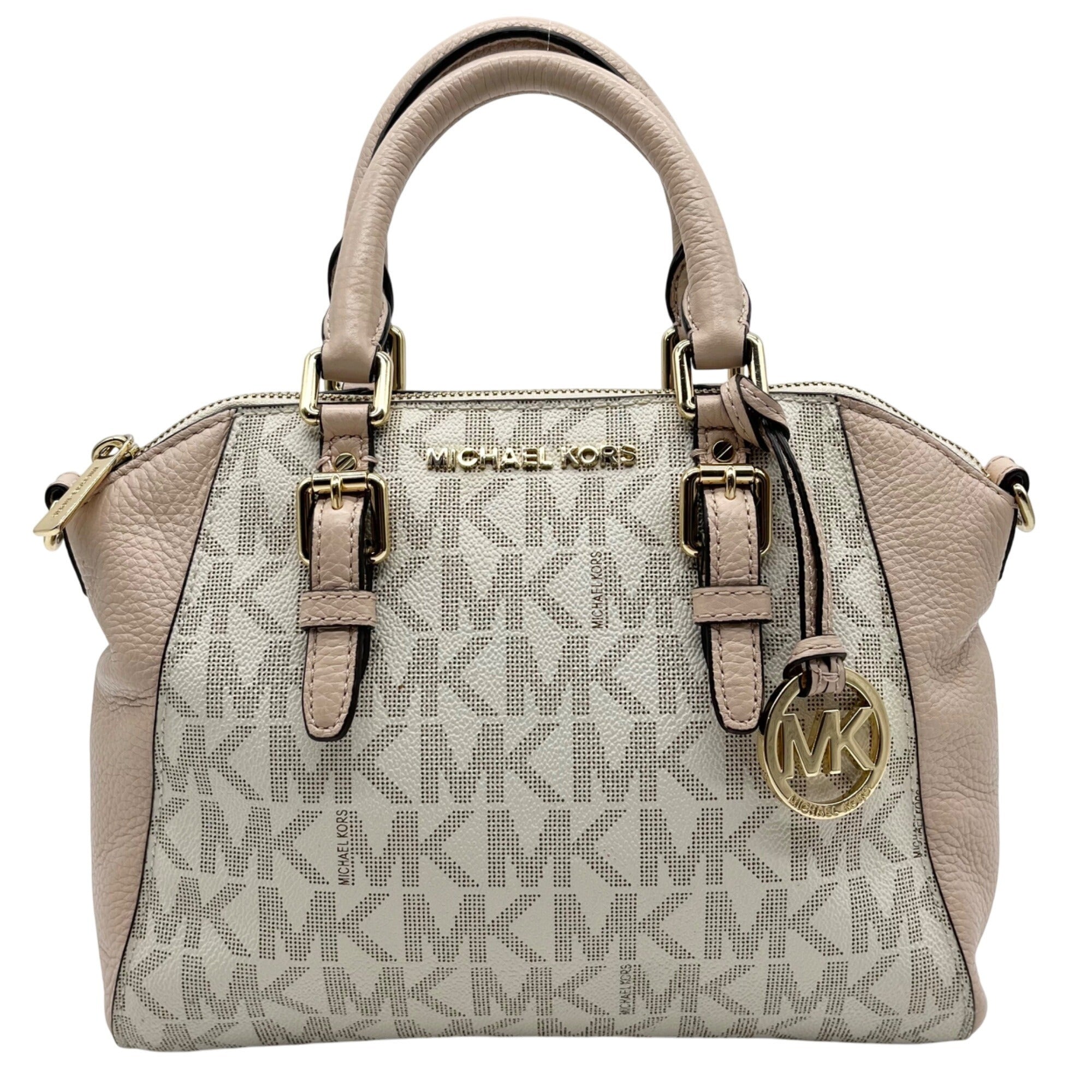 Michael Kors Light Pink &amp; Beige Ciara Crossbody Tote