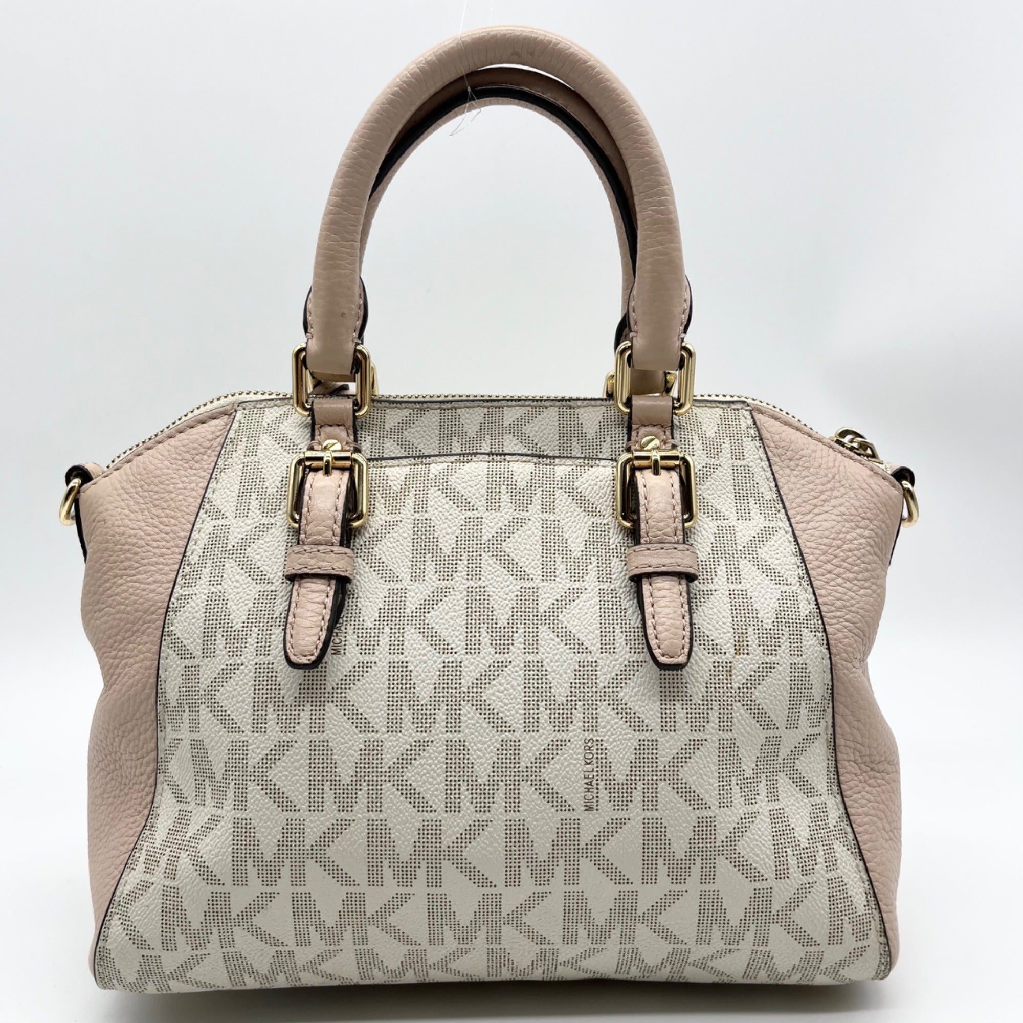 Michael Kors Light Pink &amp; Beige Ciara Crossbody Tote
