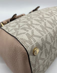 Michael Kors Light Pink & Beige Ciara Crossbody Tote