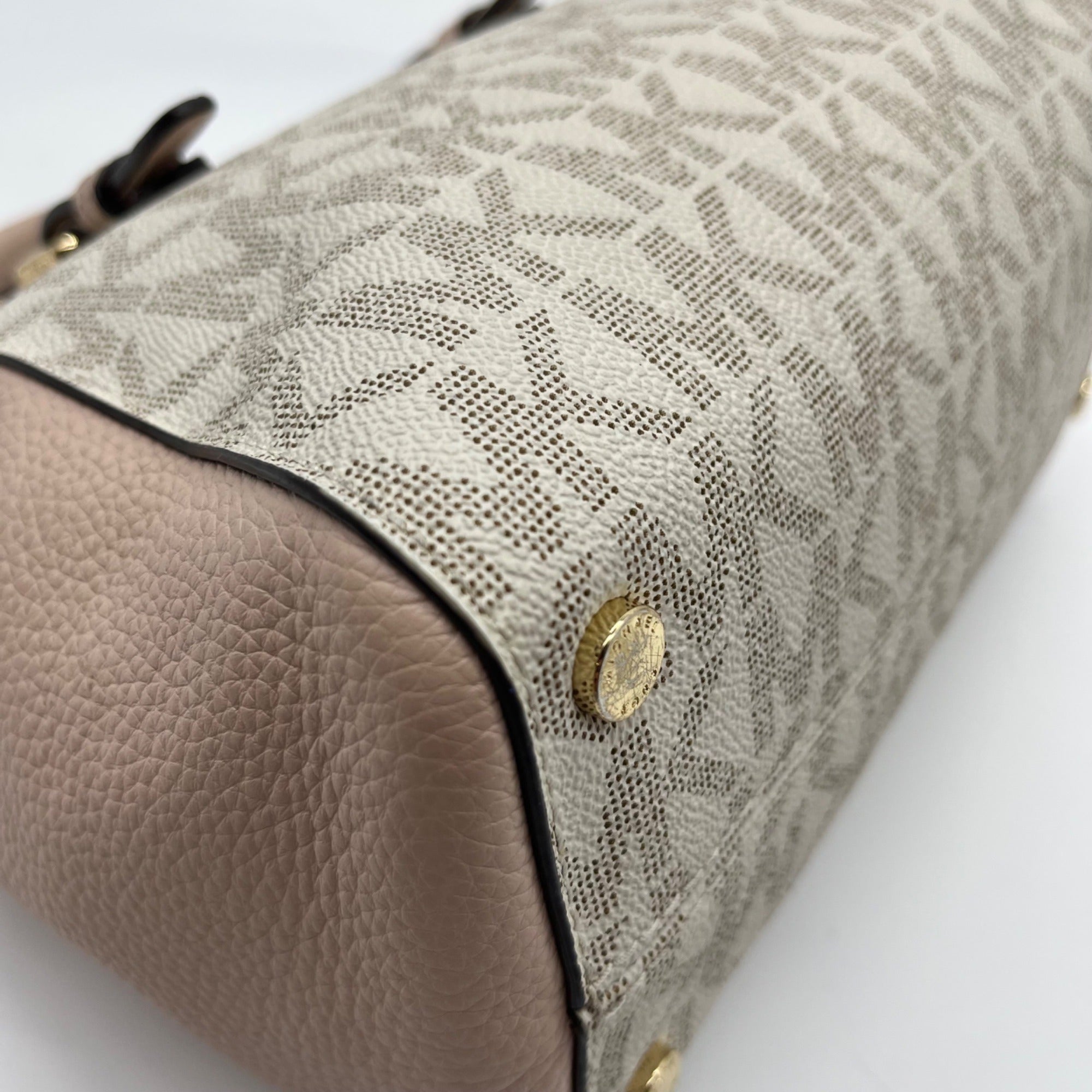 Michael Kors Light Pink &amp; Beige Ciara Crossbody Tote