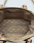 Michael Kors Light Pink & Beige Ciara Crossbody Tote